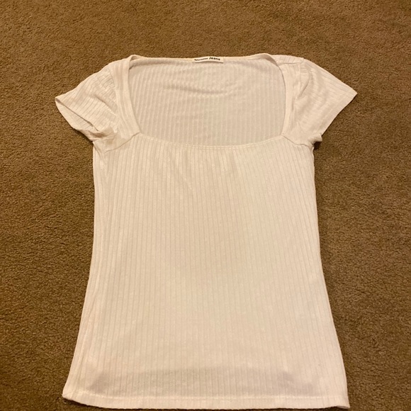 Reformation sweetheart tee small white - Picture 2 of 3